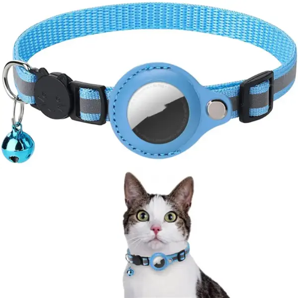 Katzenhalsband mit AirTag-Halterung – Reflektierend, sicher & verstellbar – Bild 6