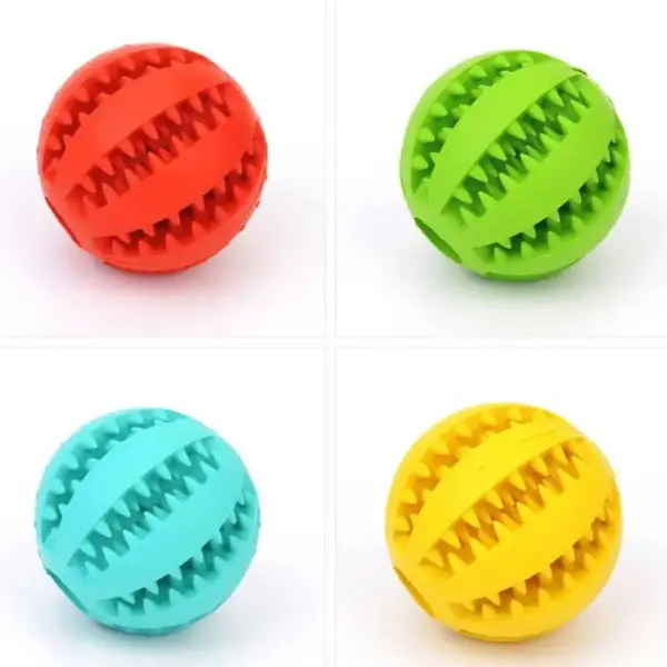 Rubber Mint Futterball – 2-in-1 Dental- & Intelligenzspielzeug für Katzen & Hunde – Bild 2