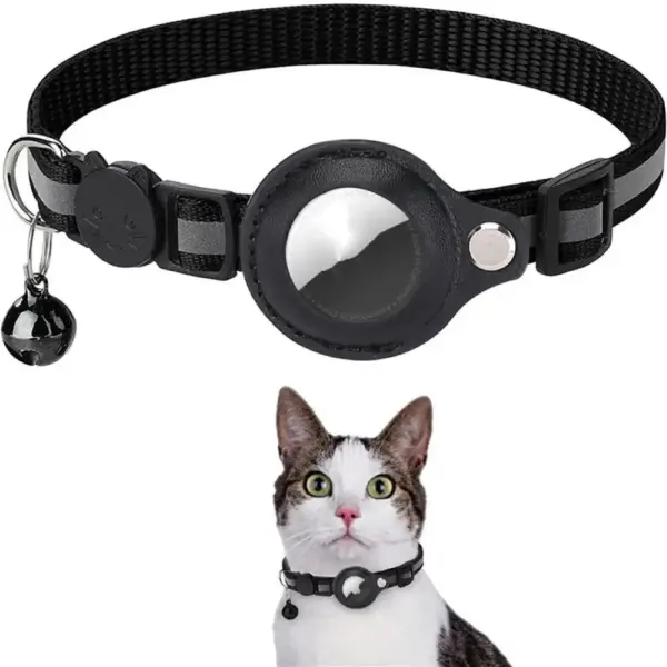 Katzenhalsband mit AirTag-Halterung – Reflektierend, sicher & verstellbar – Bild 3