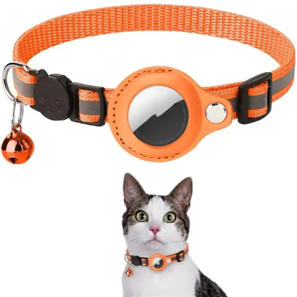 Katzenhalsband mit AirTag-Halterung – Reflektierend, sicher & verstellbar – Bild 8