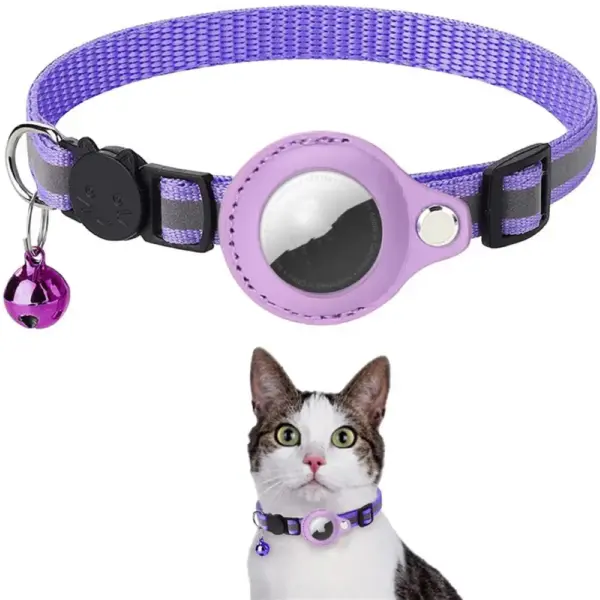 Katzenhalsband mit AirTag-Halterung – Reflektierend, sicher & verstellbar – Bild 4