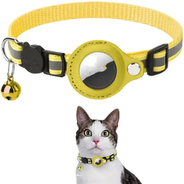 Katzenhalsband mit AirTag-Halterung – Reflektierend, sicher & verstellbar – Bild 5