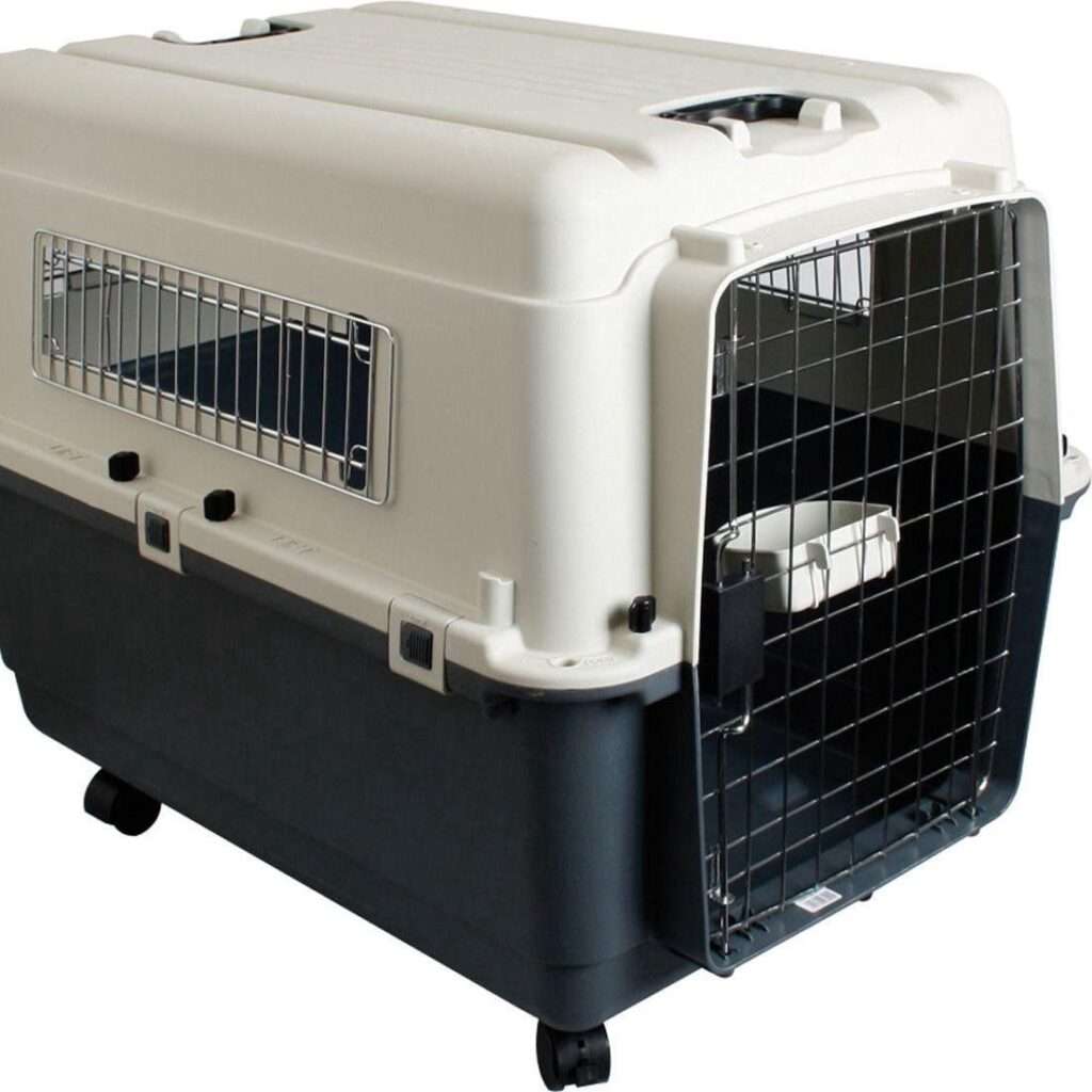 Transportbox für Haustiere mit Räder