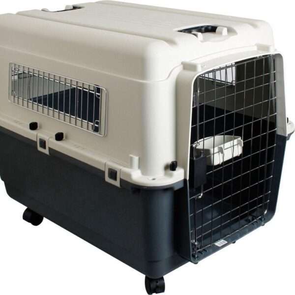 Transportbox für Haustiere mit Räder