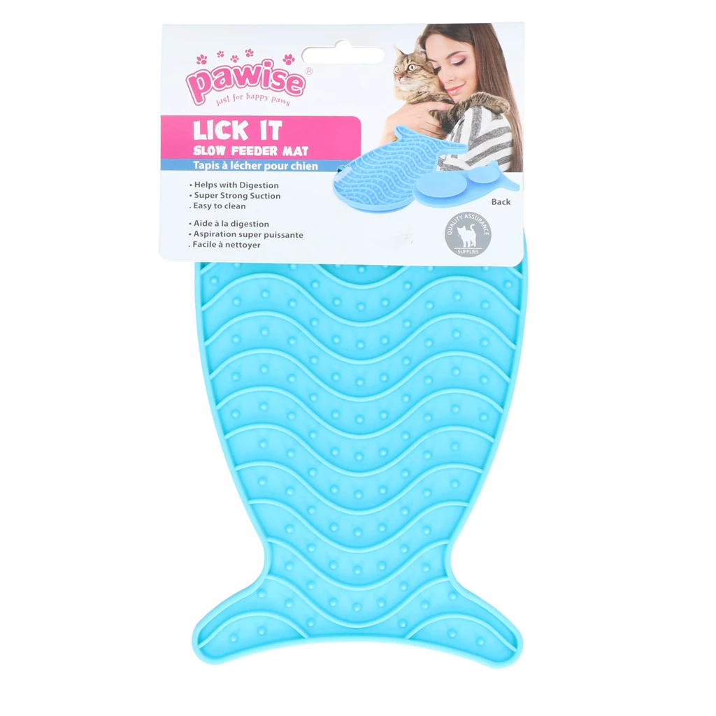 Stabile Leckmatte in Form eines Fisches