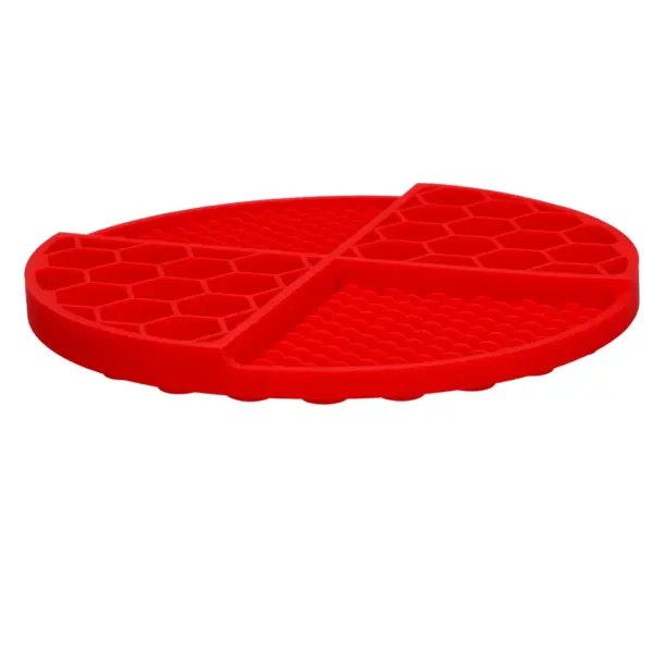 Eat Slow Live Longer Leckmatte rund – Anti-Schling-Matte für Hunde & Katzen – Bild 2